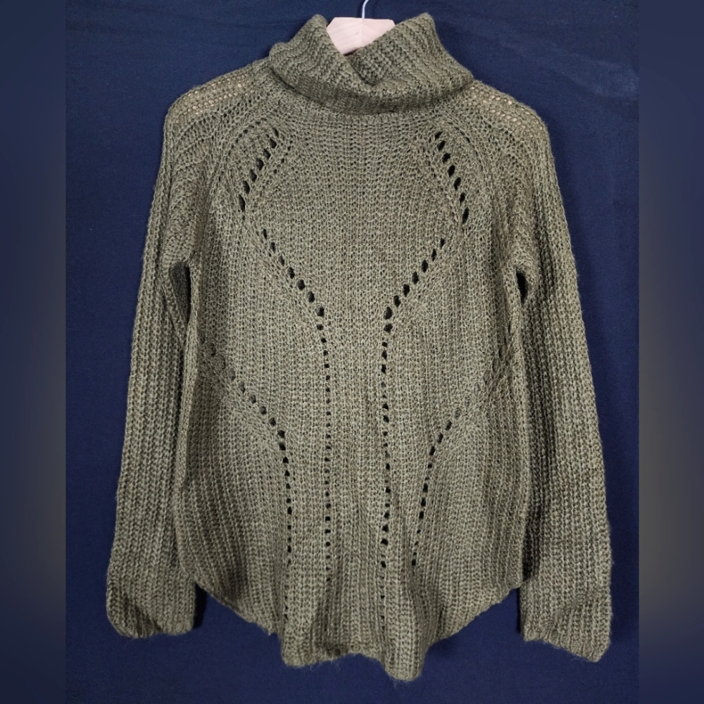 Olive Green Women's Knit Sweater